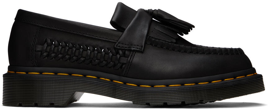 Dr. Martens Black Adrian Woven Tassel Loafers Cover