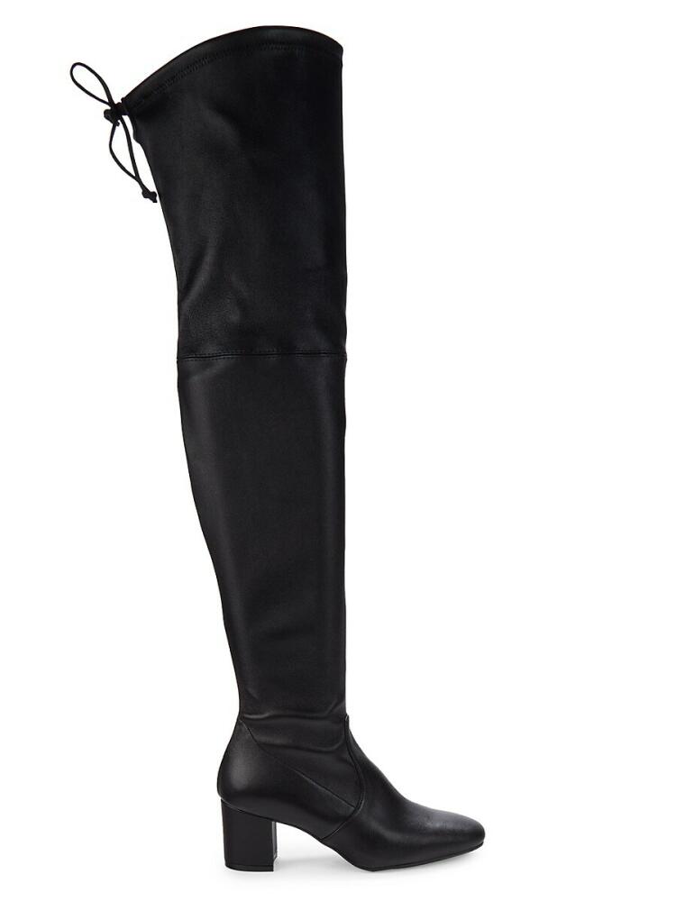 Stuart Weitzman Women's Genna Thigh High City Boots - Black Cover