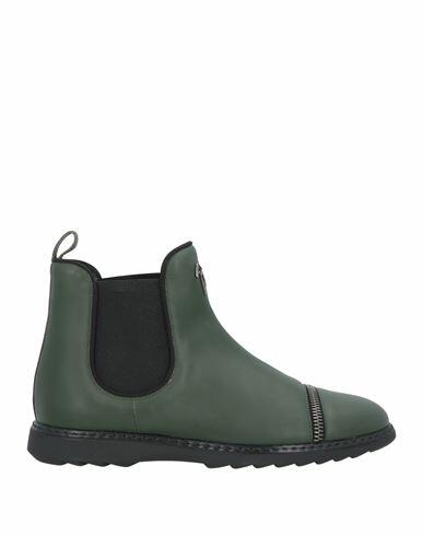 Giuseppe Zanotti Man Ankle boots Dark green Soft Leather Cover