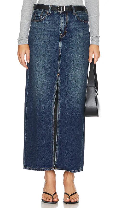 LEVI'S Ankle Column Skirt in Blue Cover