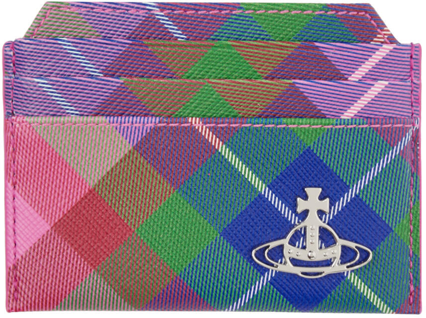 Vivienne Westwood Multicolor Slim Card Holder Cover