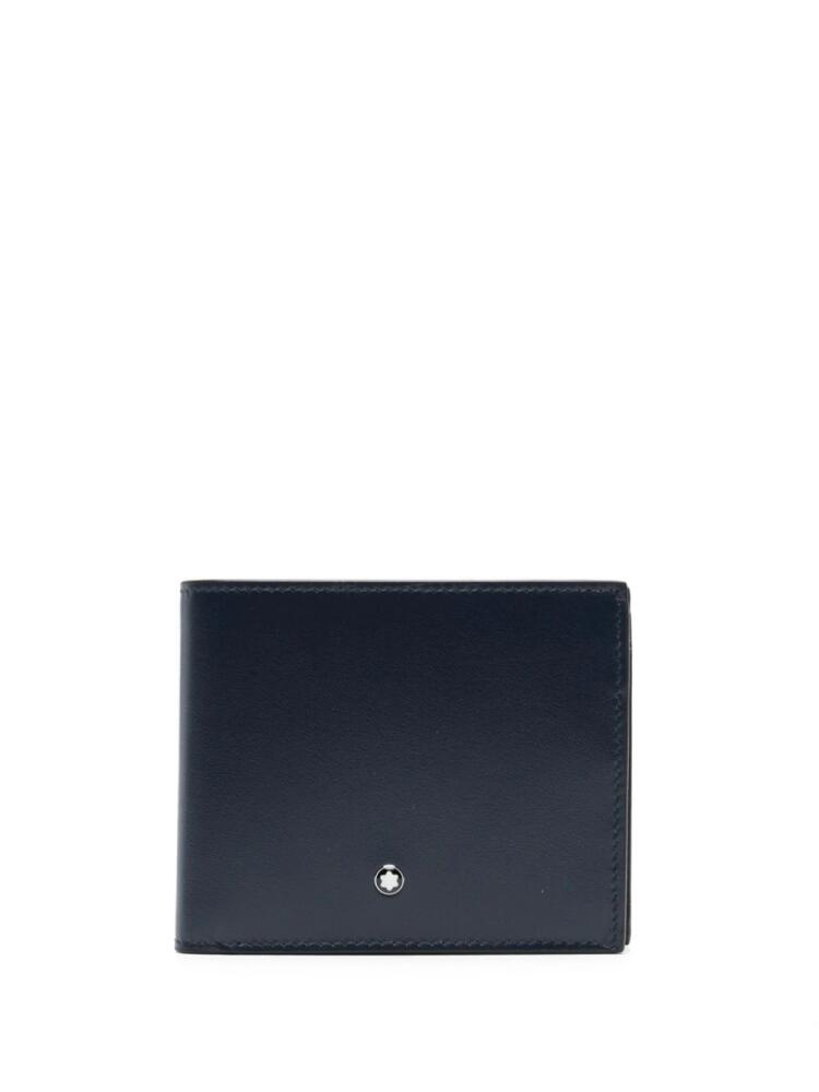 Montblanc logo-plaque bi-fold wallet - Blue Cover