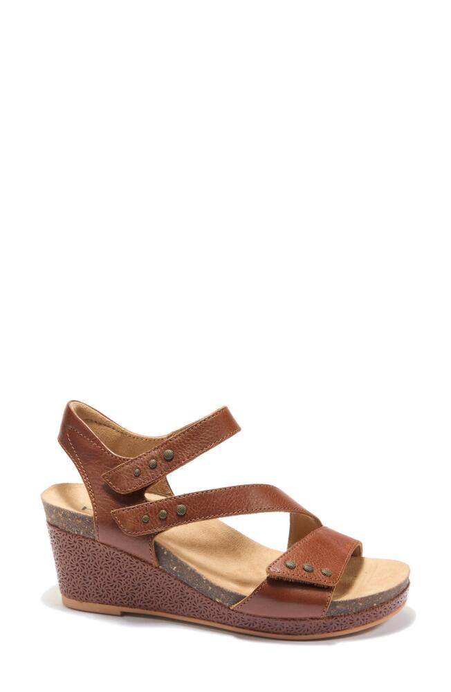 Hälsa Footwear Gisella Wedge Sandal in Cognac Cover