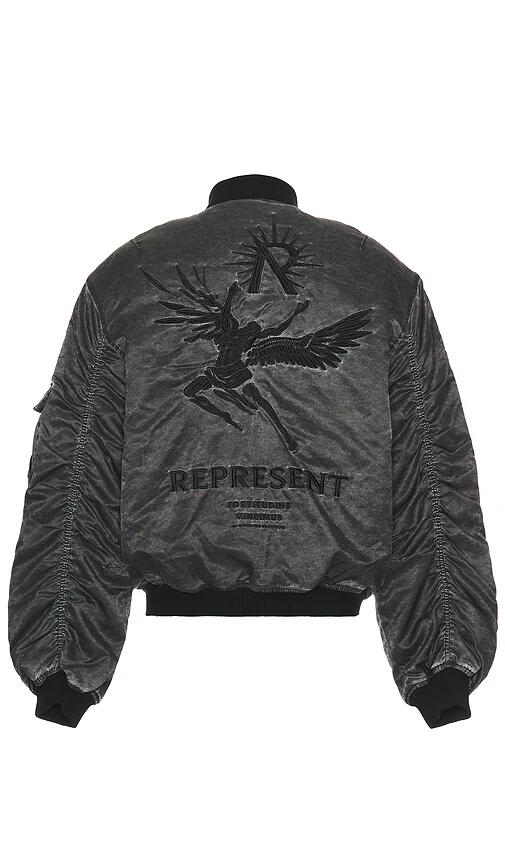 REPRESENT Icarus Classic Flight Bomber Jacket in Black Cover