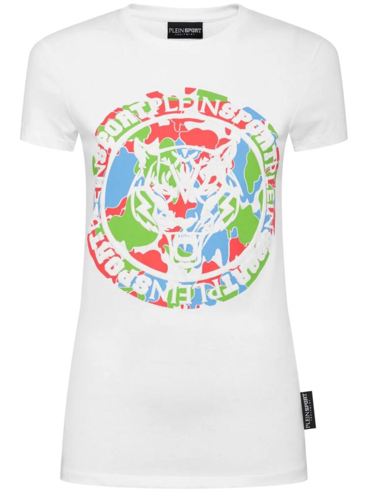 Plein Sport Carbon Tiger cotton T-shirt - White Cover