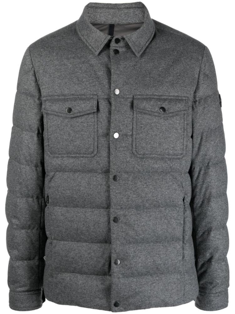 Moncler Todorka quilted shirt jacket - Grey Cover