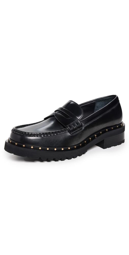 Golden Goose Chunky Loafers with Studded Welt Black Cover