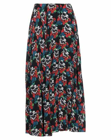 Valentino Garavani Woman Maxi skirt Black Silk Cover