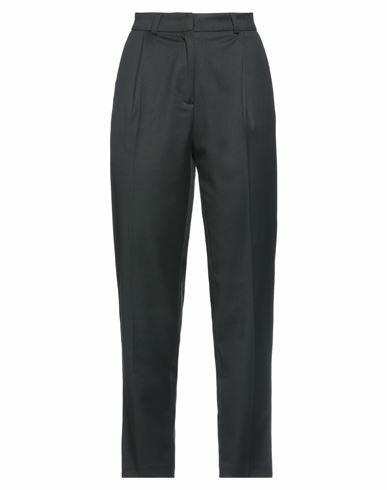 Sfizio Woman Pants Black Polyester, Viscose, Elastane Cover