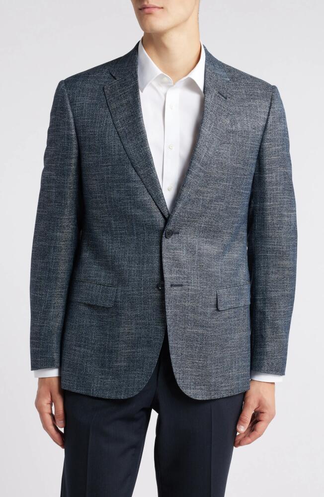 Emporio Armani Slub Viscose Sport Coat in Grey Cover