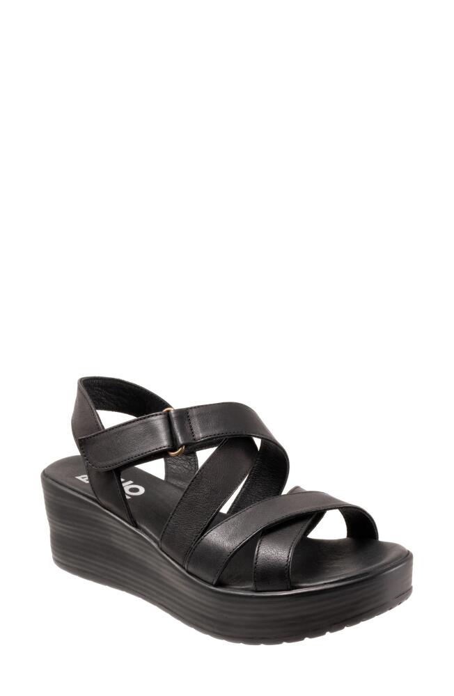 Bueno Nadia Platform Wedge Sandal in Black Cover