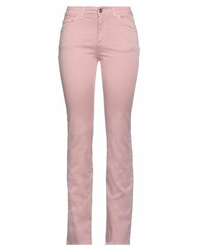 Rinascimento Woman Jeans Pastel pink Cotton, Elastane Cover