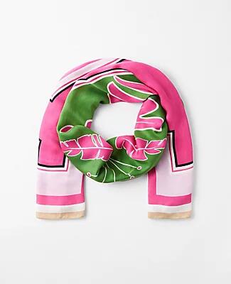 Ann Taylor Sunny Tropical Scarf Cover