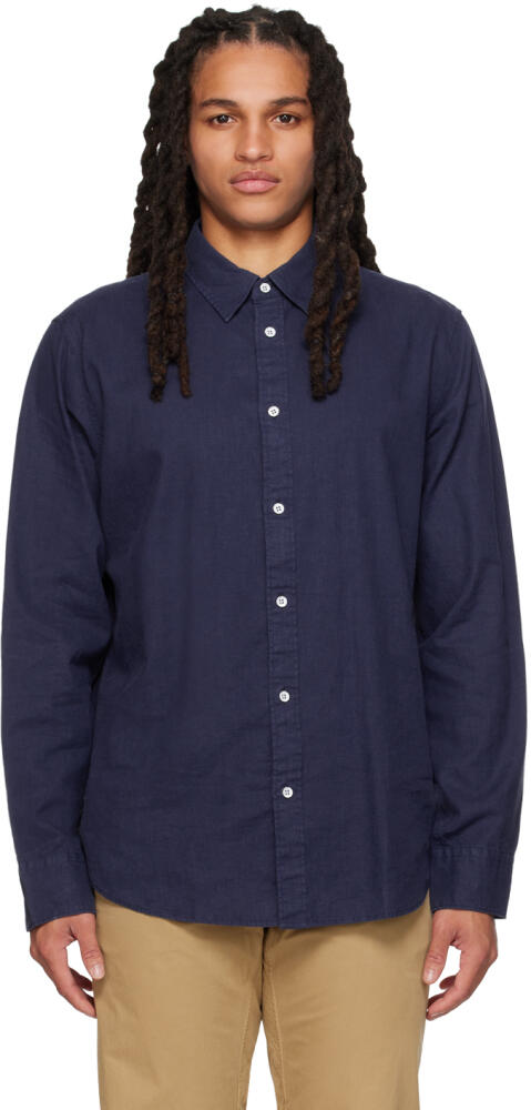 rag & bone Navy Gus Shirt Cover