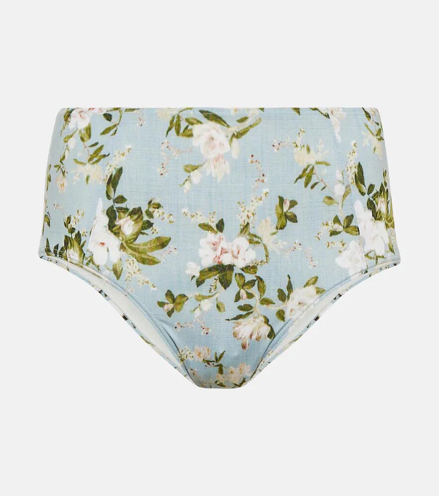 Erdem Floral high-rise bikini bottoms Cover