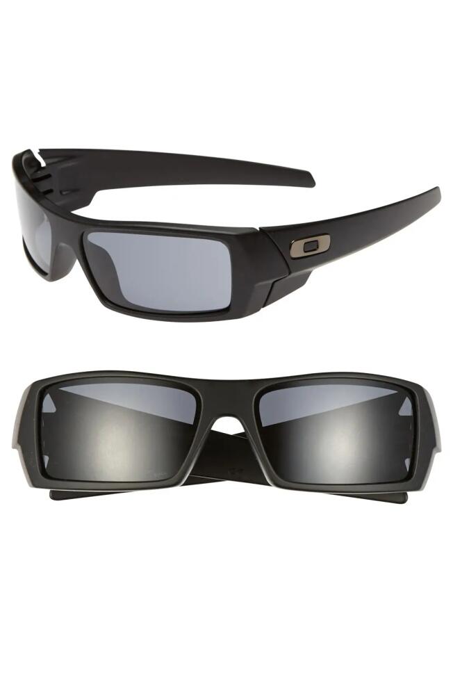 Oakley 'Gascan' 60mm Sunglasses in Matte Black/Grey Cover