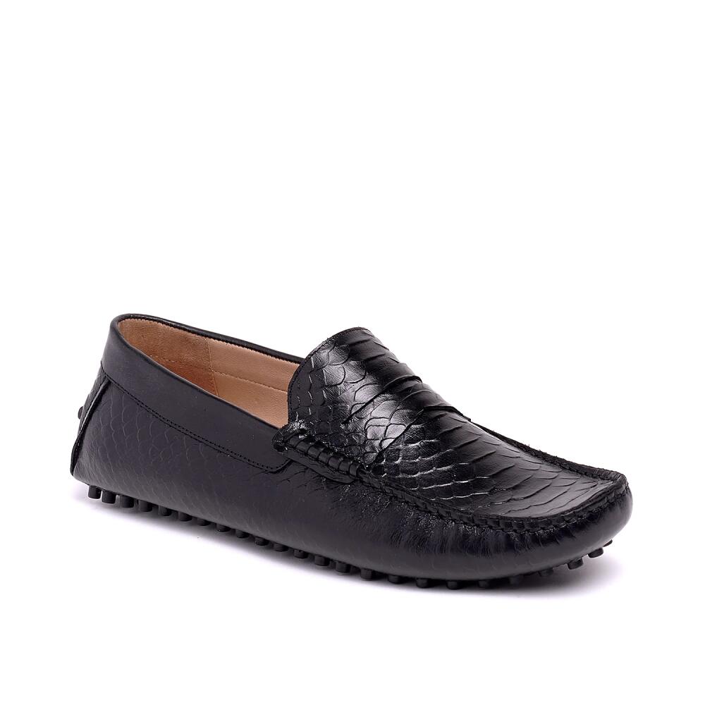 Carlos by Carlos Santana Jorge Penny Loafer | Men's | Black Croc Print Cover