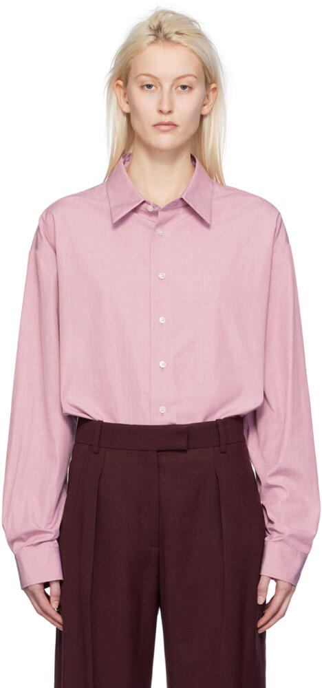 The Row Pink Attica Shirt Cover