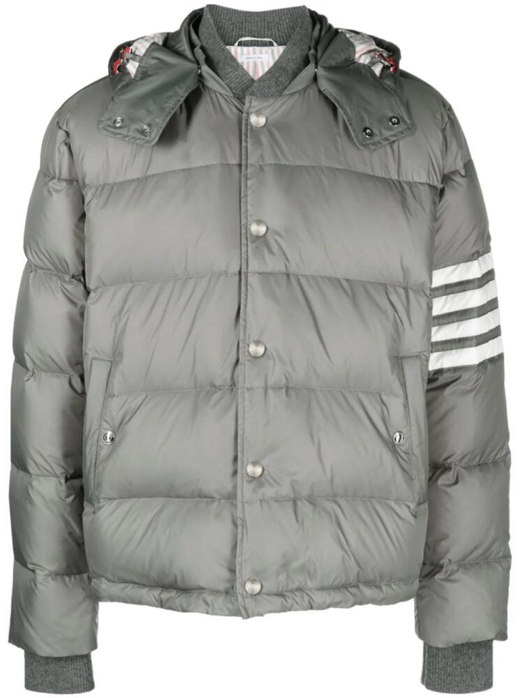 Thom Browne 4-Bar bomber jacket - Grey Cover