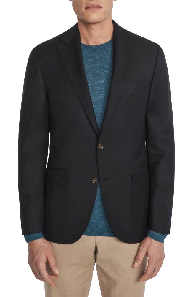 Jack Victor Esprit Solid Wool Blazer in Navy Cover