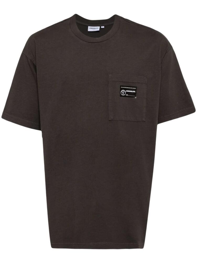 CHOCOOLATE patch pocket t-shirt - Grey Cover