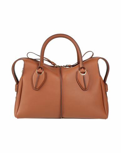 Tod's Woman Handbag Camel Calfskin Cover