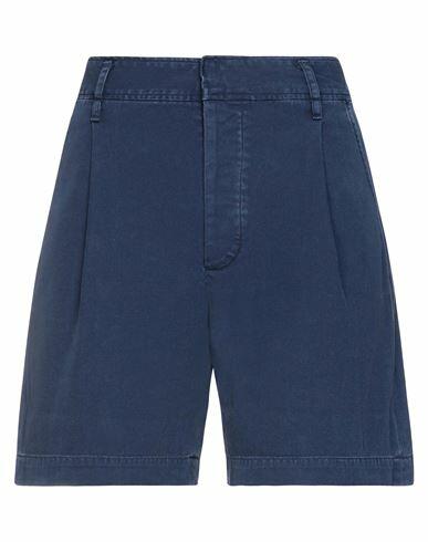 Polo Ralph Lauren Woman Shorts & Bermuda Shorts Midnight blue Cotton Cover