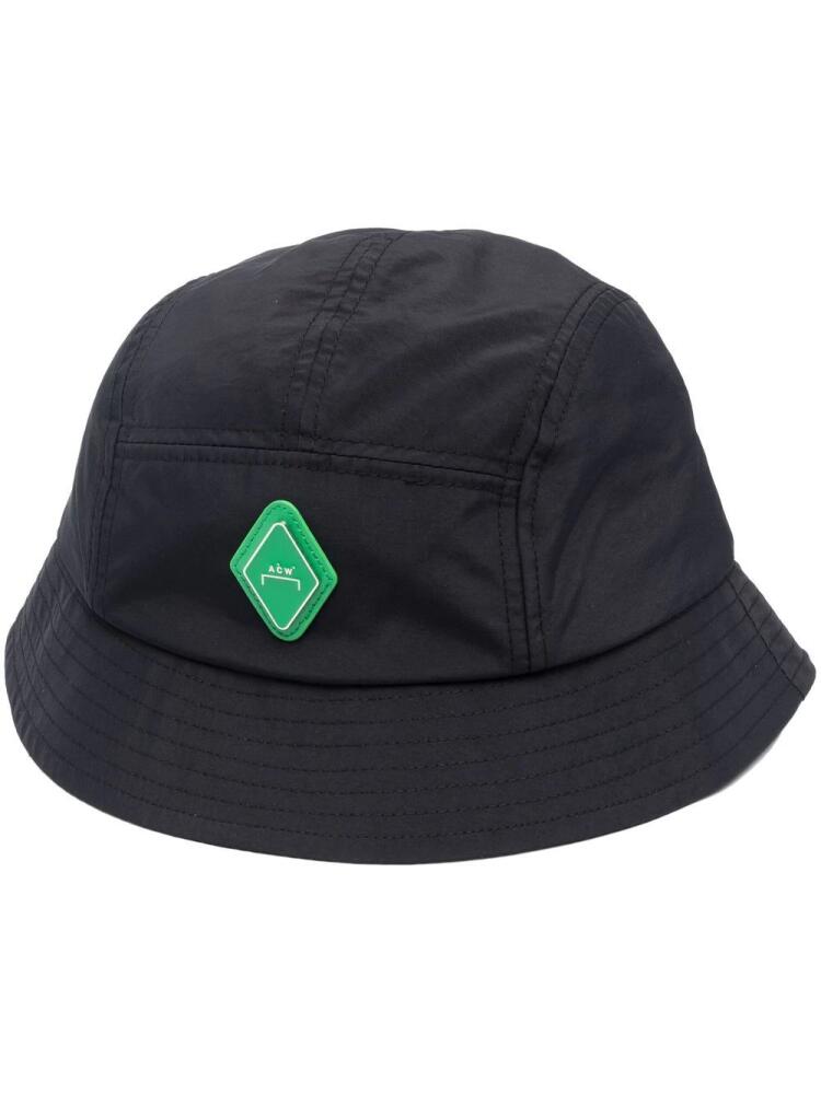 A-COLD-WALL* logo-patch bucket hat - Black Cover