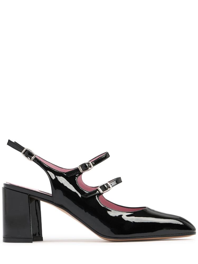 CAREL 60mm Banana Patent Leather Slingbacks Cover