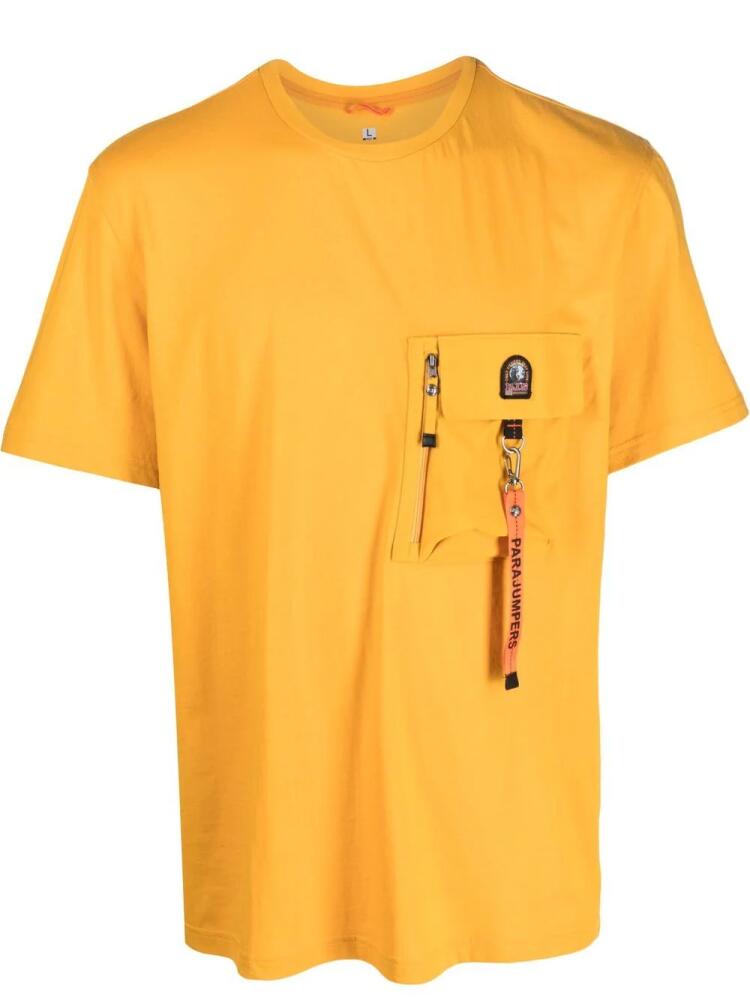 Parajumpers pocket-detail short-sleeved T-shirt - Yellow Cover