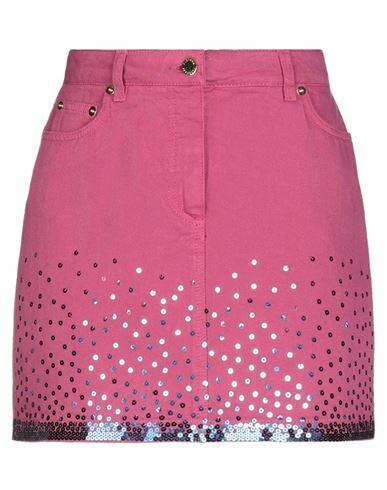 Alberta Ferretti Woman Denim skirt Mauve Cotton Cover