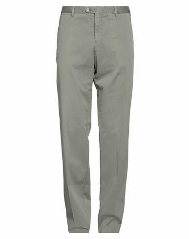 Fedeli Man Pants Military green Cotton, Elastane Cover