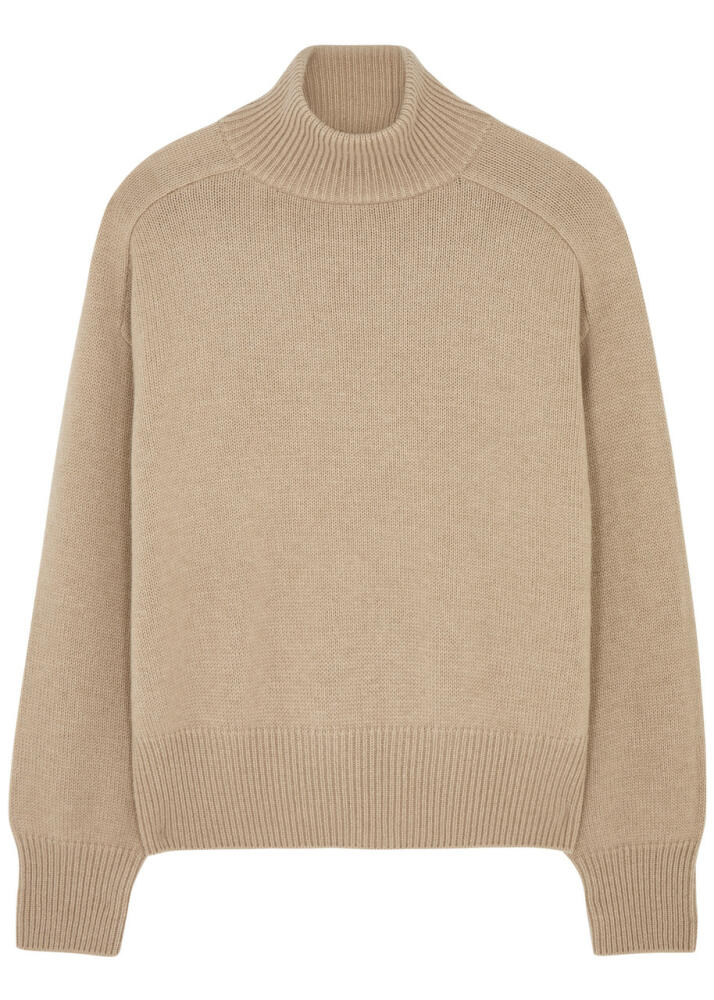 Canada Goose Baysville Roll-neck Wool Jumper - Sand Cover