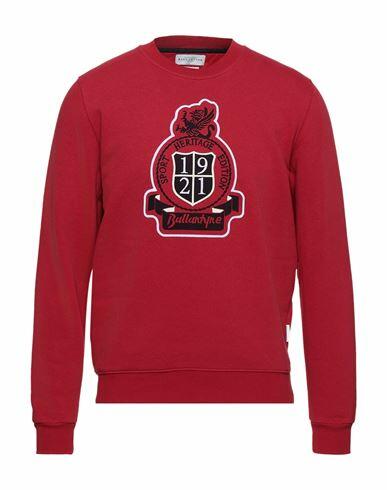 Ballantyne Man Sweatshirt Red Cotton, Polyester Cover