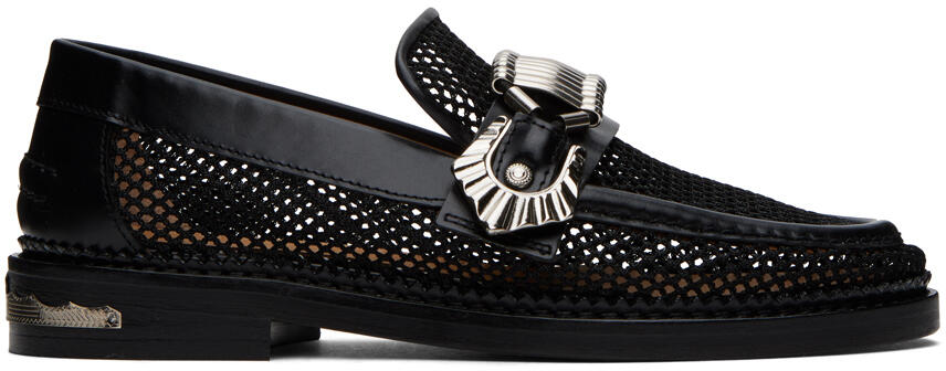 Toga Pulla SSENSE Exclusive Black Hardware Loafers Cover