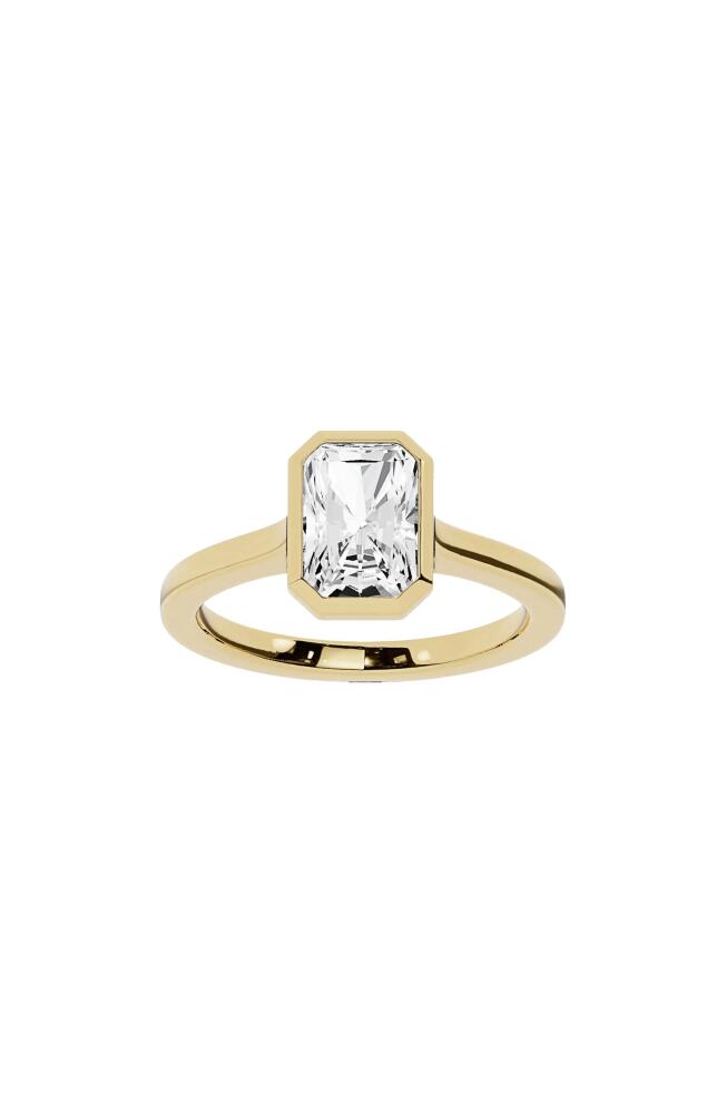 Jennifer Fisher 18K Gold Radiant Lab Created Diamond Solitaire Ring - 2.0 ctw in 18K Yellow Gold Cover