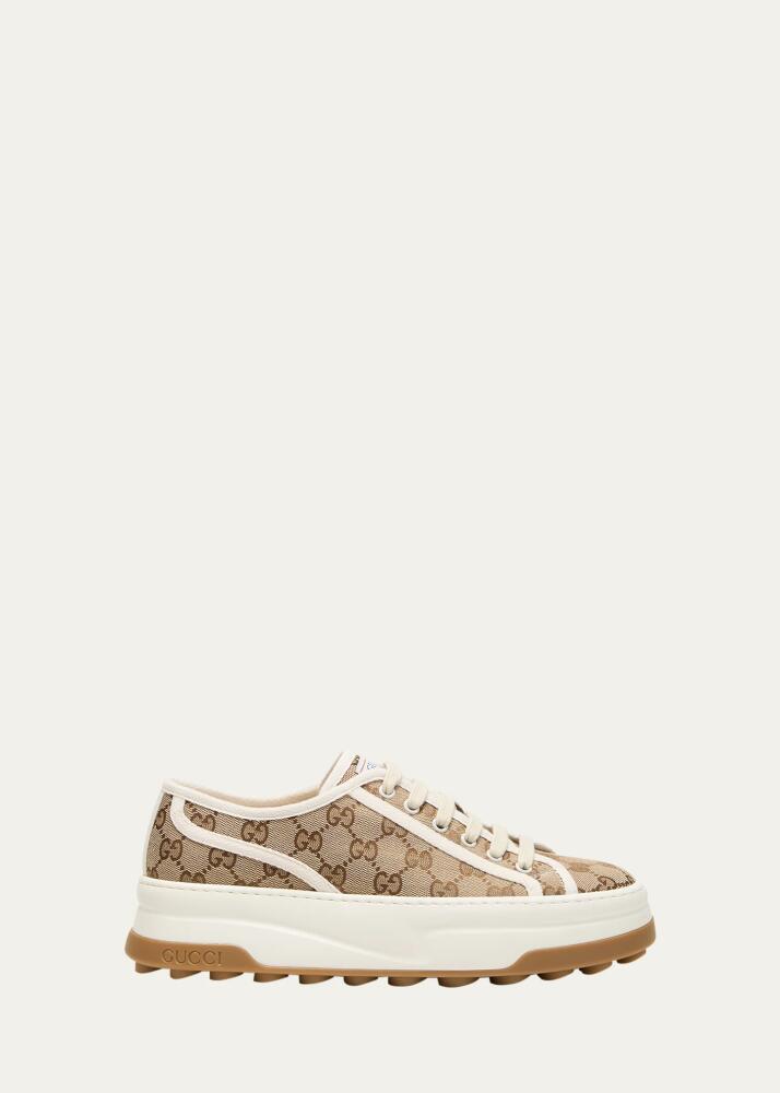 Gucci GG Canvas Low-Top Platform Sneakers Cover