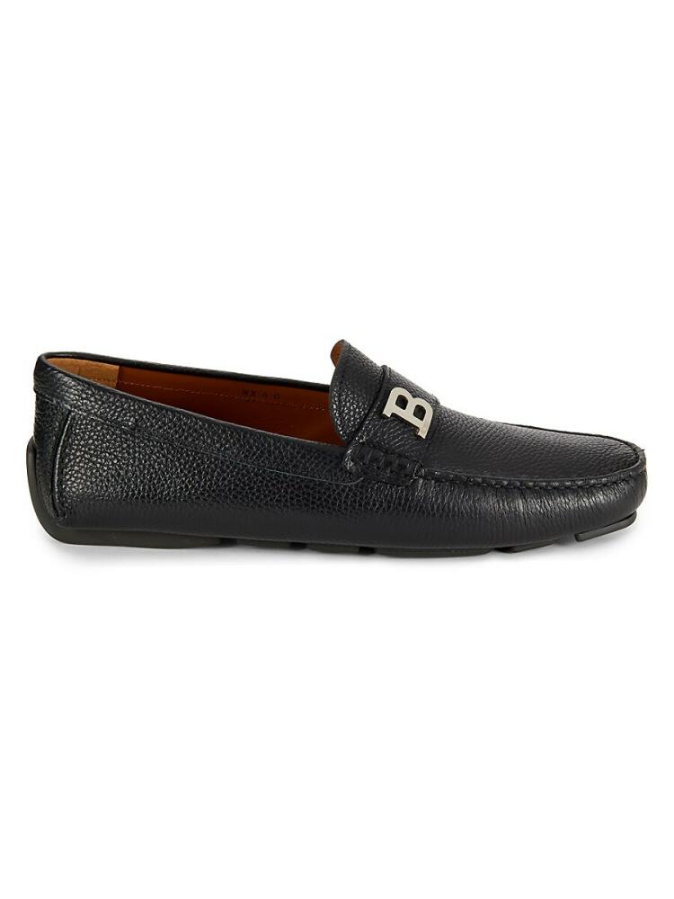 Bally Men's Logo Bit Driving Loafers - Black Cover