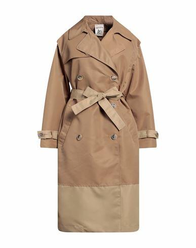 Semicouture Woman Overcoat & Trench Coat Camel Polyamide Cover