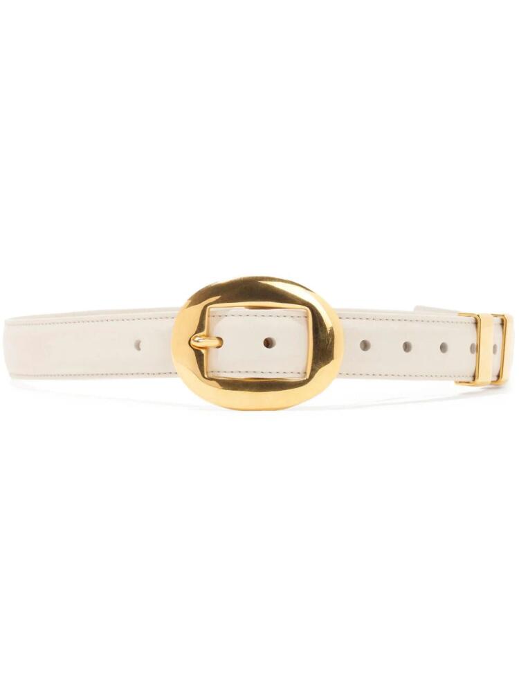 Altuzarra Vintage leather belt - Neutrals Cover