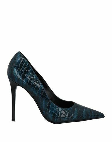 Divine Follie Woman Pumps Blue Textile fibers Cover