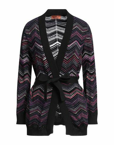 Missoni Woman Cardigan Black Wool, Viscose Cover