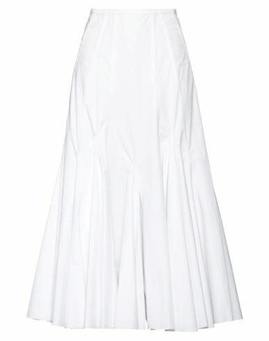 Sportmax Woman Midi skirt White Cotton Cover