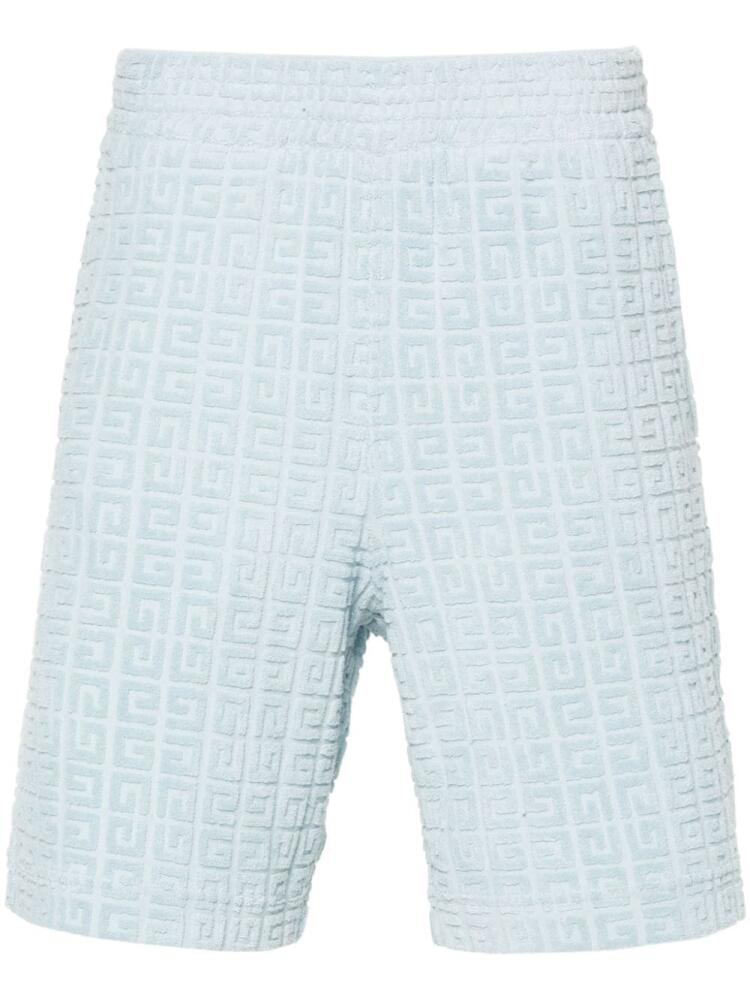 Givenchy jacquard-pattern bermuda shorts - Blue Cover