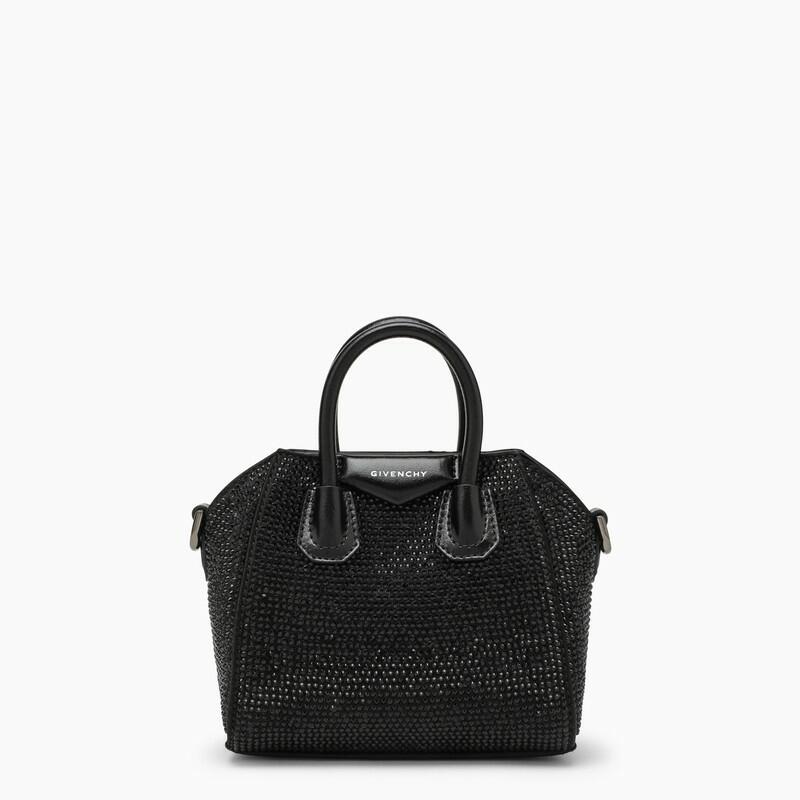 Givenchy Antigona micro black bag with rhinestones Cover