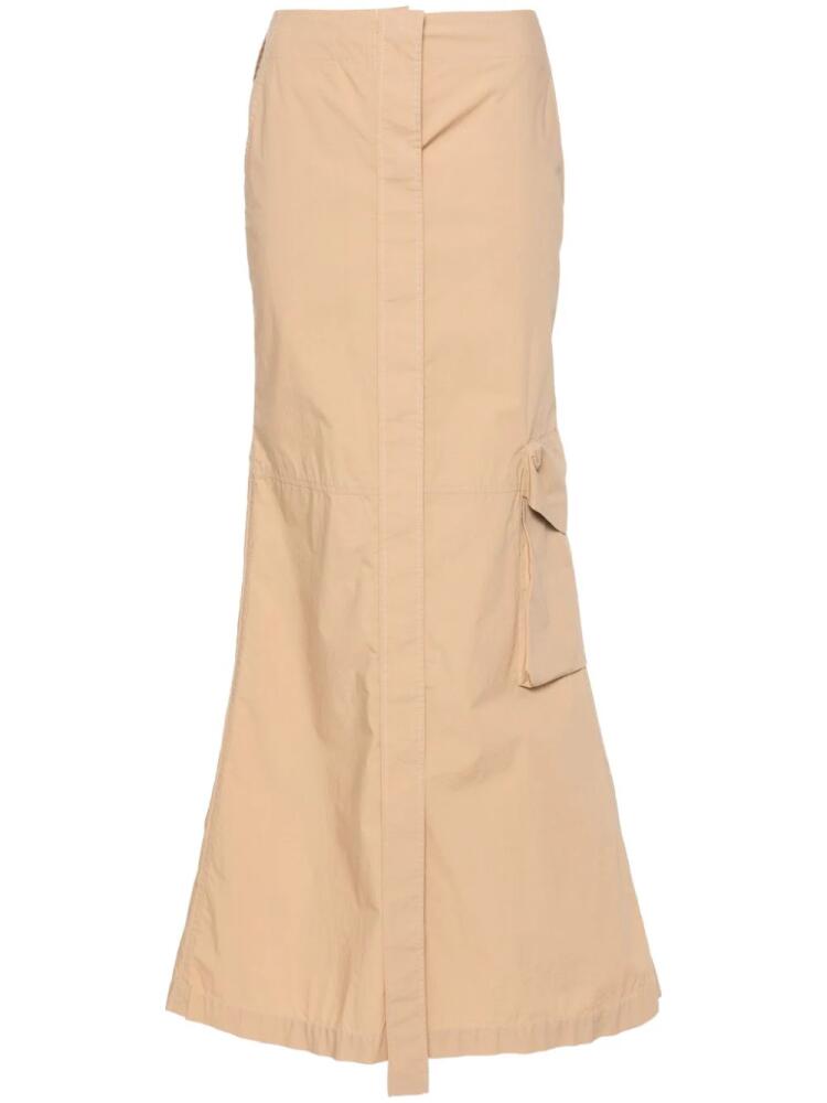 Dorothee Schumacher Power poplin long skirt - Neutrals Cover