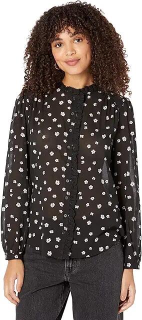 Joie Alain Button-Down Top (Caviar Multi) Women's Clothing Cover