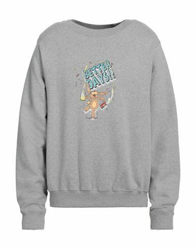 Martine Rose Man Sweatshirt Grey Cotton Cover