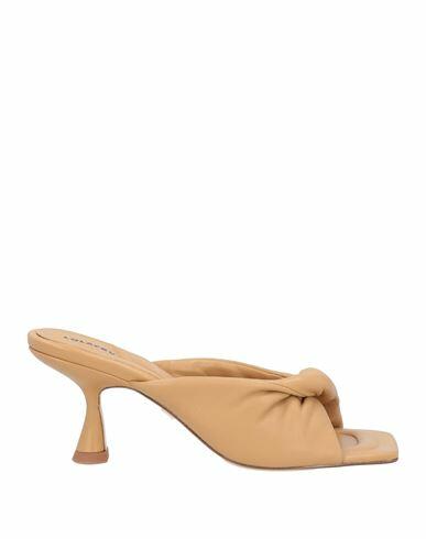 Lola Cruz Woman Sandals Camel Leather Cover