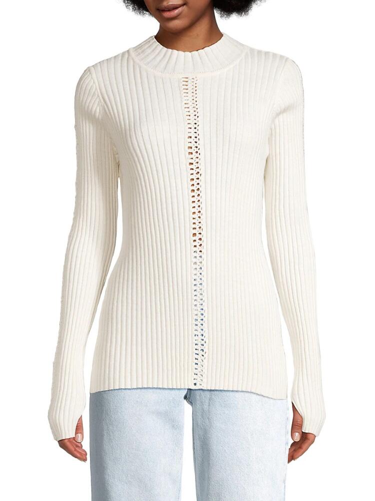 Capsule 121 Women's The Composite Cashmere Blend Sweater - White Cover